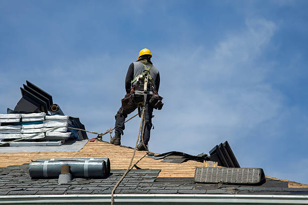 Professional Roofing technician working in Upton, NY